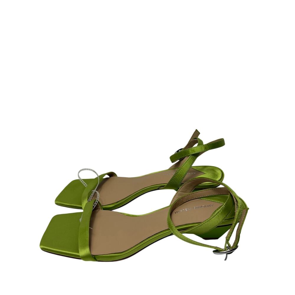 Antonio Melani Fina Green Satin Pumps Women's Size 8.5 NWT